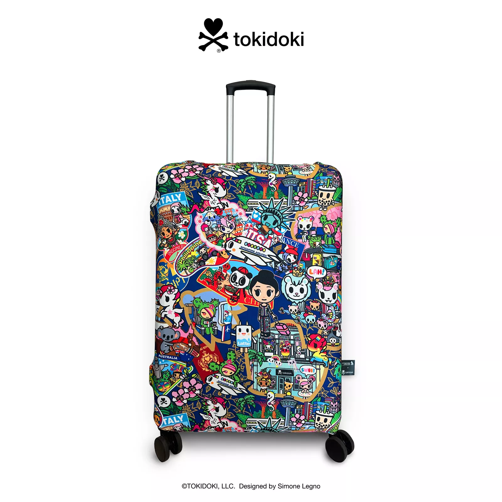 LUGGAGE COVER (26INCH-28INCH) BY TOKIDOKI X SINGAPORE AIRLINES